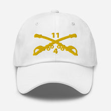 Load image into Gallery viewer, Dad hat - 4th Squadron, 11th Armored Cavalry Regiment Branch wo Txt X 300