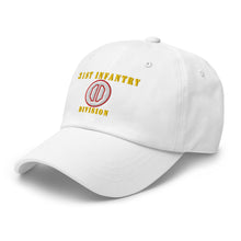 Load image into Gallery viewer, Dad hat - Army - 31st Infantry Division X 300 - Hat