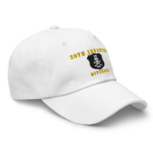 Load image into Gallery viewer, Dad hat - Army - 20th Infantry Division X 300 - Hat
