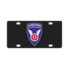 Load image into Gallery viewer, 11th Airborne Division - DUI wo Txt X 300 Classic License Plate
