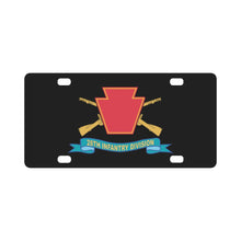 Load image into Gallery viewer, Army - 28th Infantry Division - w Br - SSI - Ribbon X 300 Classic License Plate