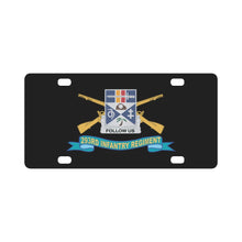 Load image into Gallery viewer, Army - 293rd Infantry Regiment - DUI w Br - Ribbon X 300 Classic License Plate