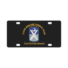 Load image into Gallery viewer, Army - 218th Brigade Combat Team- 24th Infantry Division Classic License Plate