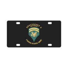 Load image into Gallery viewer, Army - Enlisted - SPEC 6 - Specialist 6 - Std - Retired X 300 Classic License Plate