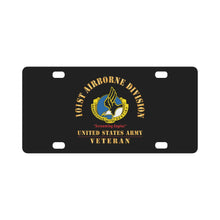 Load image into Gallery viewer, Army - DUI - 101st Airborne Division - Screaming Eagles - US Army Veteran X 300 Classic License Plate