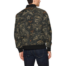 Load image into Gallery viewer, Bomber Jacket - Gritty Military Halloween Camouflage