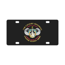 Load image into Gallery viewer, Army - Air Assault - 7th Cav - IA Drang X300 Classic License Plate