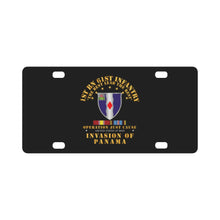 Load image into Gallery viewer, Just Cause - 1st Bn 61st Infantry w Svc Ribbons wo DS Classic License Plate