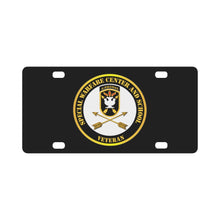 Load image into Gallery viewer, SOF - JFK Special Warfare Center - School SSI - Veteran Classic License Plate