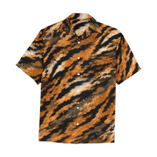 Load image into Gallery viewer, tiger-fur camouflage Men's All Over Print Hawaiian Shirt With Chest Pocket