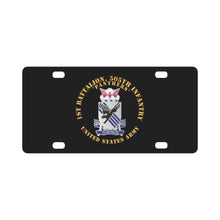 Load image into Gallery viewer, Army - 1st Bn, 505th Infantry Regiment - Panthers - DUI X 300 Classic License Plate