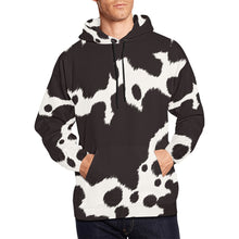Load image into Gallery viewer, Men's All Over Print Hoodie (USA Size) (Model H13) - Cattle Skin