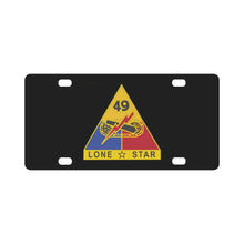 Load image into Gallery viewer, DUI - 49th Armored Division X 300 Classic License Plate