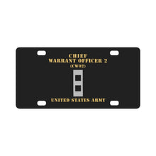 Load image into Gallery viewer, Army - Chief Warrant Officer 2 - CW02 - Flat - X 300 Classic License Plate