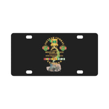 Load image into Gallery viewer, Vietnam Combat Vet - 716th MP Bn, 89th MP Group w DUI - BR w MP Patrol Jeep w VN SVC X 300 Classic License Plate