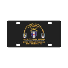 Load image into Gallery viewer, E Co 1st Bn 61st Infantry (BCT) - 165th Inf Bde Ft Jackson SC Classic License Plate