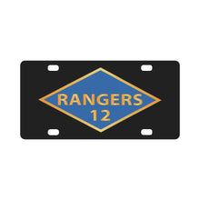 Load image into Gallery viewer, SSI - 12th Ranger Battalion - Ranger Diamond - WWII X 300 Classic License Plate