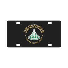 Load image into Gallery viewer, Army - 13th PSYOPS Bn - US Army w DUI X 300 Classic License Plate