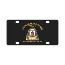 Load image into Gallery viewer, DUI - 349th Combat Support Hospital - US Army X 300 Classic License Plate
