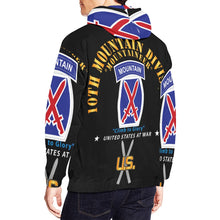 Load image into Gallery viewer, Men's All Over Print Hoodie (USA Size) (Model H13) - 10th Mountain DIvision w SKI Branch