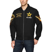 Load image into Gallery viewer, U.S. Army Field Artillery 155mm Howitzer – “King of Battle” Men's All-Over Print Bomber Jacket