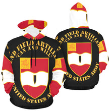 Load image into Gallery viewer, Men's All Over Print Hoodie (USA Size) (Model H13) - 82nd Field Artillery - Can and Will