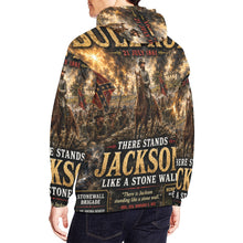 Load image into Gallery viewer, There is Jackson standing like a stone wall. Men's All Over Print Hoodie (USA Size) (Model H13)