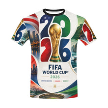 Load image into Gallery viewer, FIFA World Cup 2026 Men's All Over Print Crew Neck T-Shirt