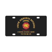 Load image into Gallery viewer, Army - SSI - 108th Airborne Division (1946-1952 ) - Golden Griffins - US Army Veteran X 300 Classic License Plate