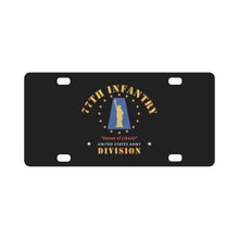 Load image into Gallery viewer, Army - 77th Infantry Division - Statue of Liberty X 300 Classic License Plate