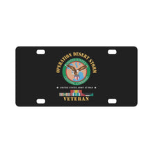 Load image into Gallery viewer, Army - Centcom - Operation Desert Storm - GULF SVC X 300 Classic License Plate