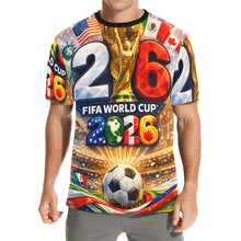 Load image into Gallery viewer, FIFA World Cup 2026 celebration Men's All Over Print Crew Neck T-Shirt
