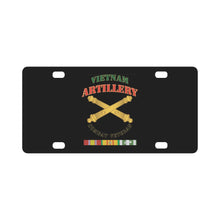 Load image into Gallery viewer, Army - Artillery - Vietnam - Combat Vet Classic License Plate