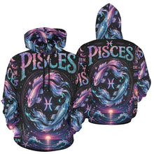 Load image into Gallery viewer, Pisces - Dreaming in Cosmic Men's All Over Print Hoodie (USA Size)