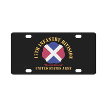 Load image into Gallery viewer, Army - SSI - 17th Infantry Division - Phantom Division - US Army X 300 Classic License Plate
