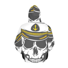 Load image into Gallery viewer, Men's All Over Print Hoodie (USA Size) (Model H13) - Sailor - Skull - Cap