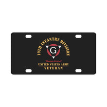 Load image into Gallery viewer, Army - SSI - 19th Infantry Division - Phantom Division - US Army Veteran X 300 Classic License Plate