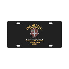Load image into Gallery viewer, 2nd Medical Battalion - DUI - Camp Casey - Korea V1 X 300 Classic License Plate