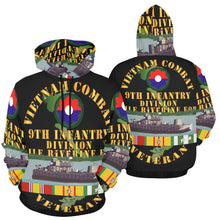 Load image into Gallery viewer, Men's All Over Print Hoodie (USA Size) (Model H13) - Vietnam Combat Vet w 9th Inf Div - Mobile Riverine Force w VN SVC