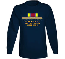 Load image into Gallery viewer, Army - Camp Mckall, Nc W Svc Wwii W Streamer X 300 Classic T Shirt, Crewneck Sweatshirt, Hoodie, Long Sleeve