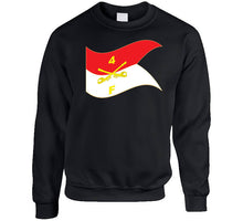 Load image into Gallery viewer, F Troop, 4th Cavalry Regiment - Guidon - Gold - Waving Classic T Shirt, Crewneck Sweatshirt, Hoodie, Long Sleeve