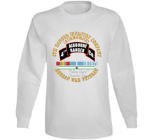 Load image into Gallery viewer, 4th Ranger Infantry Company - Airborne - Korea W Svc Ribbons X 300 Classic T Shirt, Crewneck Sweatshirt, Hoodie, Long Sleeve