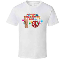 Load image into Gallery viewer, Army - Please World Peace Now W Peace Sign, Hand - Balloons X 300 Classic T Shirt, Crewneck Sweatshirt, Hoodie, Long Sleeve