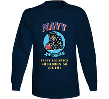 Load image into Gallery viewer, Big Navy - Fleet Logistics Squadron 50 - Ssi - Guam X 300 Classic T Shirt, Crewneck Sweatshirt, Hoodie, Long Sleeve