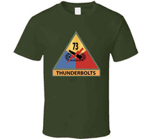 Load image into Gallery viewer, Army - 73rd Tank Battalion -thunderbolts W Ssi Name Tape X 300 Classic T Shirt, Crewneck Sweatshirt, Hoodie, Long Sleeve