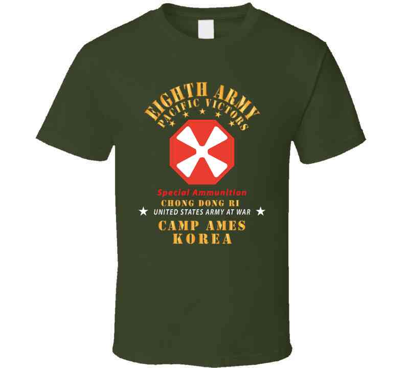 Eighth Army Camp Ames Special Ammunition Korea T-Shirt | MIP Brand