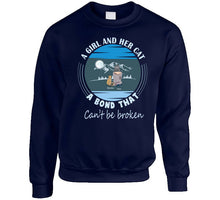 Load image into Gallery viewer, A Girl And Her Cat - On Blk Classic T Shirt, Crewneck Sweatshirt, Hoodie, Long Sleeve