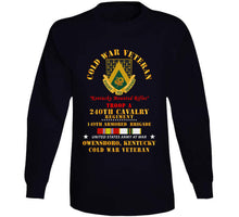 Load image into Gallery viewer, Army - Cold War Vet - Troop A, 240th Cavalry Regiment - Owensboro, Kentucky W Cold Svc Classic T Shirt, Crewneck Sweatshirt, Hoodie, Long Sleeve