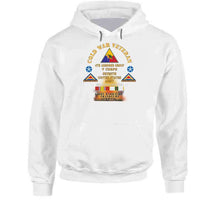 Load image into Gallery viewer, Cold War Vet - 4th Armored Group - Frankfurt Germany W Fire - V Corps, 7th Us Army Ssi W Dui - Cold X 300 Classic T Shirt, Crewneck Sweatshirt, Hoodie, Long Sleeve