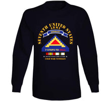 Load image into Gallery viewer, Army - 7th Unites States Army - 7 Steps To Hell W Germany Tab - Ss W Cold War Svc X 300 Classic T Shirt, Crewneck Sweatshirt, Hoodie, Long Sleeve